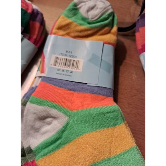 Fashion Socks 3 Pack Of 3 Pairs Multicolor Size 9-11 - Picture 5 of 8